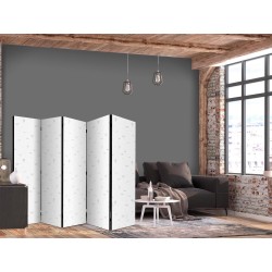 Paravent - Drawing - Airplanes - Balloons - and Airships Against a Sky Full of Birds