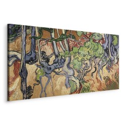 Leinwandbild - Vincent Van Gogh – Tree roots