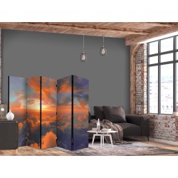 Paravent - When Dawn Tickles the Clouds: A Color Spectacle on the Morning Sky