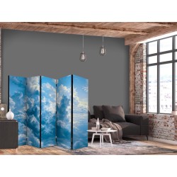 Paravent - Ocean in the Air: Undulating Clouds Reflecting Morning Light