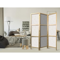 Japanischer Paravent - Star Map - Delicate Constellations in Warm Shades