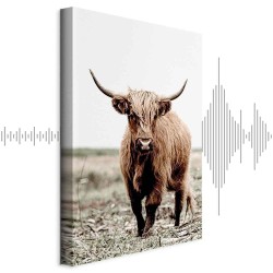 Leinwandbild - Young Stag (1 Part) Vertical