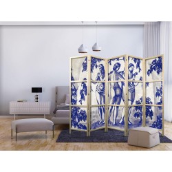 Japanischer Paravent - The Three Graces - Women Among Vineyards Inspired by Ancient Painting