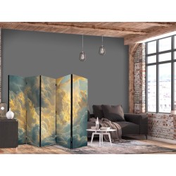 Paravent - The Last Breath of the Day: Clouds Illuminated by Evening Glow