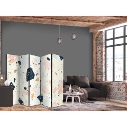 Paravent - Terrazzo with Large - Scaled Stones in Subdued Colors