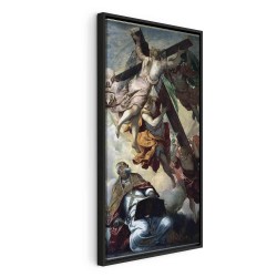 Leinwandbild - Tintoretto – Apparition of the Cross to St Peter