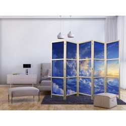 Japanischer Paravent - When the Sky Becomes a Canvas: Artistic Creation of Nature in the Clouds