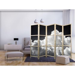 Japanischer Paravent - Discover the Endless Play of Sunlight – Clouds and Shadows in the Sky