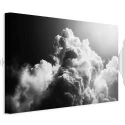 Leinwandbild - Clouds Like from Dreams: Let the Sun Illuminate Your Day – A Visual Feast