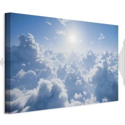 Leinwandbild - Heavenly Calm: Warm Rays of the Sun