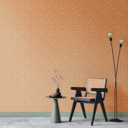 Tapete - Tiny Dots - optimistic pattern in peach colors