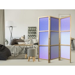 Japanischer Paravent - Heather Mist - Delicate Gradient Composed of Various Shades of Violet