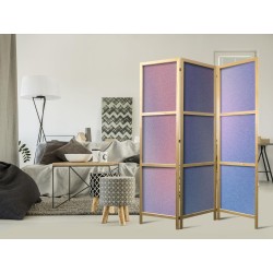 Japanischer Paravent - Rainbow Gradient - Delicate Multicolored Gradient Resembling Mist