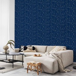 Tapete - Cosmic Inspirations - Pattern with Stars and Constellations on a Dark Background