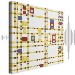 Leinwandbild - Piet Mondrian – Broadway Boogie Woogie