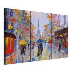Leinwandbild - Rainy Paris