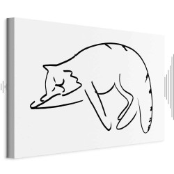 Leinwandbild - Cats Dreams (1 Part) Vertical