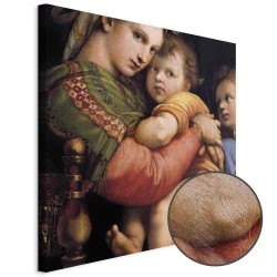 Leinwandbild - Rafael Santi – Madonna on a Chair