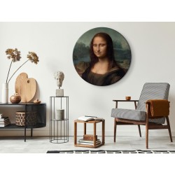 Rundes Bild - Leonardo da Vinci – Mona Lisa