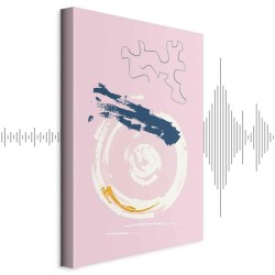 Leinwandbild - Pink Accent (1 Part) Vertical