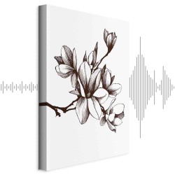 Leinwandbild - Renaissance Magnolias (1 Part) Vertical