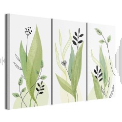 Leinwandbild - Green Day (3 Parts)