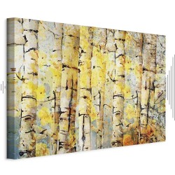 Leinwandbild - Summer Colors of the Forest (1 Part) Wide