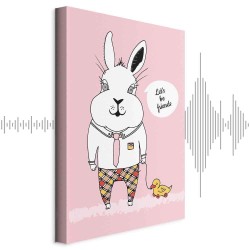 Leinwandbild - Rabbits Friend (1 Part) Vertical