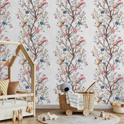 Tapete - Birds on a Flowering Twig