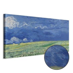 Leinwandbild - Vincent van Gogh – Wheatfield under Thunderclouds