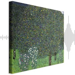 Leinwandbild - Gustav Klimt – Roses Among the Trees
