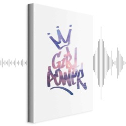 Leinwandbild - Girl Power (1 Part) Vertical