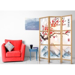 Japanischer Paravent - Style: Fuji Mountain
