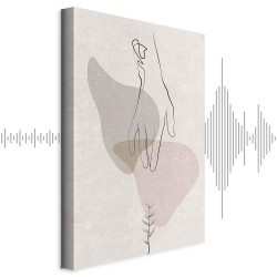 Leinwandbild - Delicate Touch (1 Part) Vertical