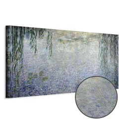 Leinwandbild - Claude Monet – The Water Lilies – Clear Morning with Willows