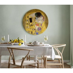 Rundes Bild - Gustav Klimt – Kiss