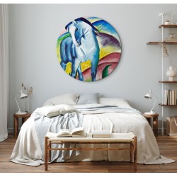 Rundes Bild - Franz Marc – Blue Horse
