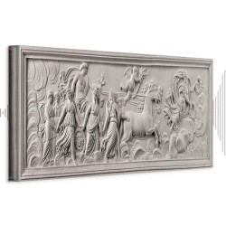 Leinwandbild - Relief: Apollo and Muses