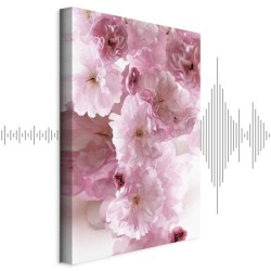 Leinwandbild - Flowery Glamour (1-part) - Flower Petals in Shades of Pink