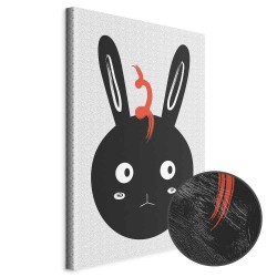 Leinwandbild - Rabbit Sees Everything (1 Part) Vertical