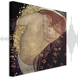 Leinwandbild - Gustav Klimt – Danae