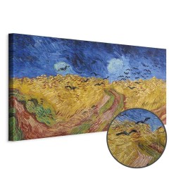 Leinwandbild - Vincent van Gogh – Wheatfield With Crows