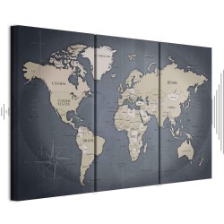 Leinwandbild - Anthracitic World