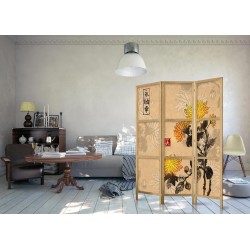 Japanischer Paravent - Style: Chrysanthemums