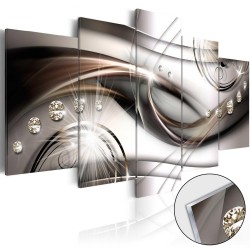 Acrylglasbild - Brown Glitter