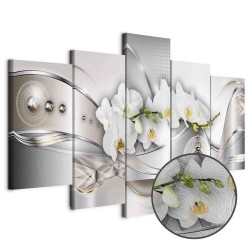 Leinwandbild - Pearl Dance of Orchids