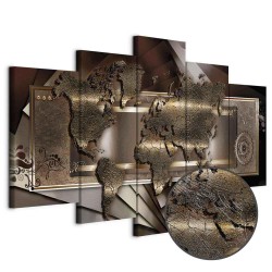 Leinwandbild - Chestnut map