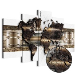 Leinwandbild - Metalic World