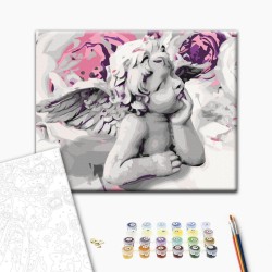 Malen nach Zahlen - Angel (Flowers In The Background)