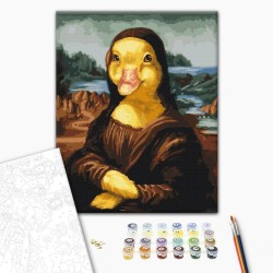 Malen nach Zahlen - Lisa the duck